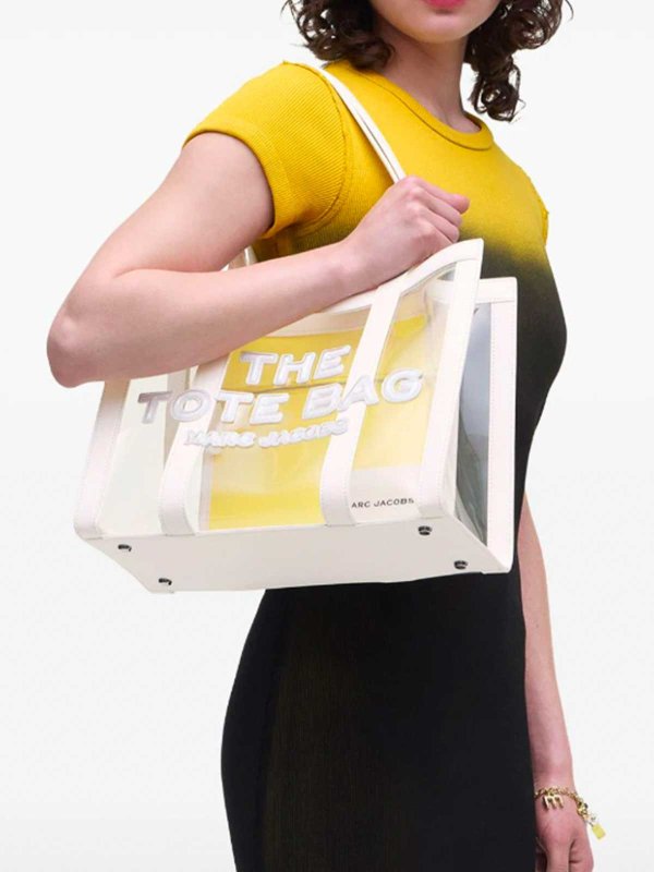 shopper shop online La borsa tote media trasparente