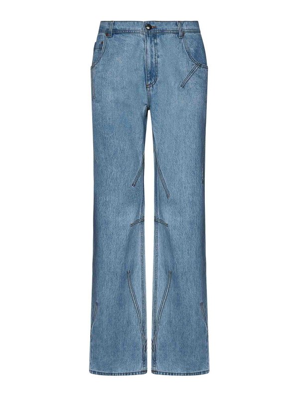 ANDERSSON BELL: Jeans à jambe droite - Jean Droit - Bleu