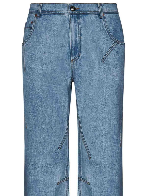 The Best Shops ANDERSSON BELL: Jeans à jambe droite - Jean Droit - Bleu