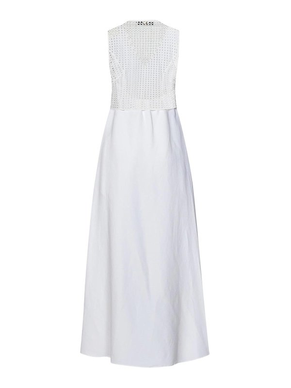 HERNO: Maxi robe online - Maxi Robe - Blanc