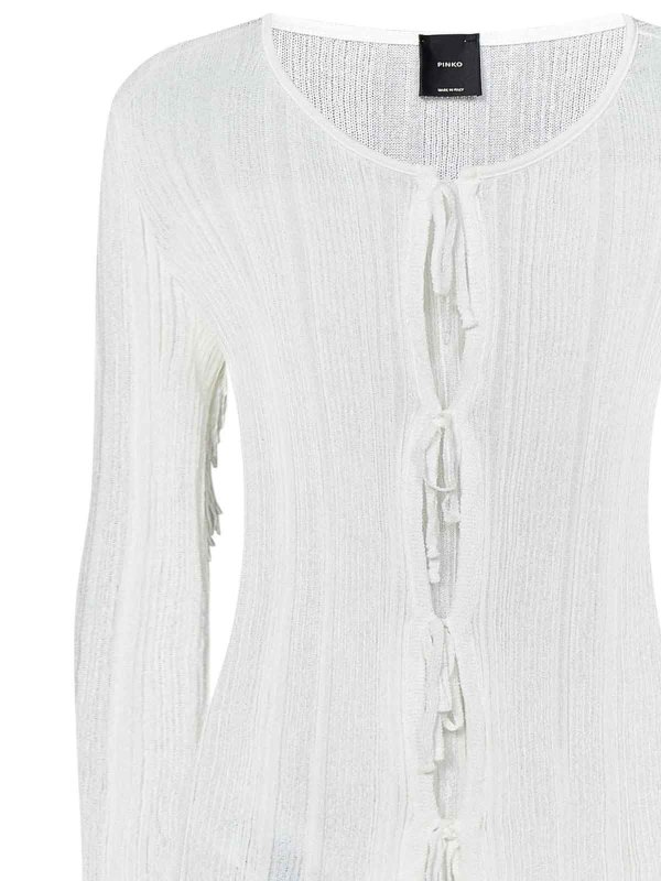 The Best Shops Pinko: Cárdigans - Cárdigan - Blanco