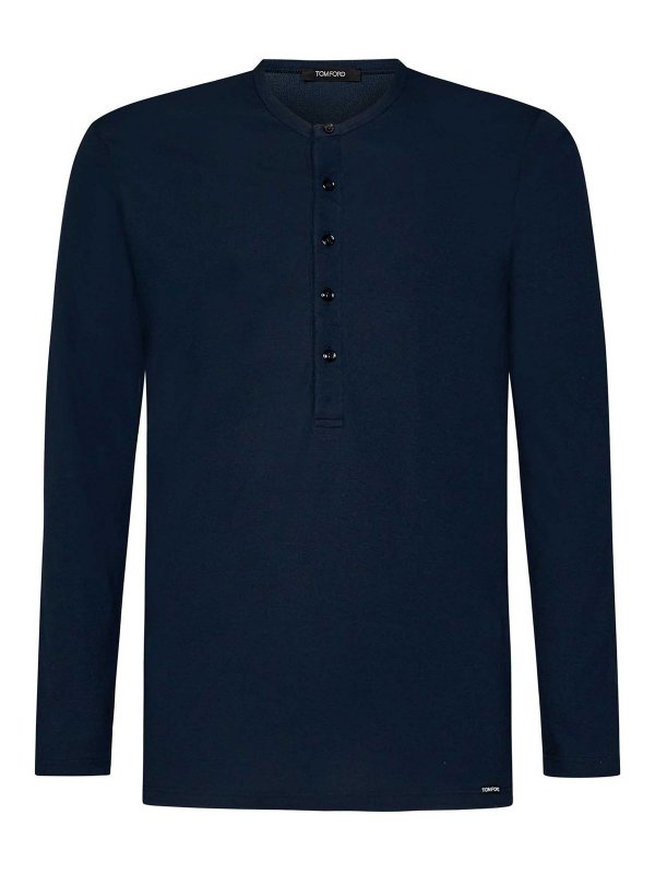 TOM FORD: T-shirts - T-Shirt - Blau