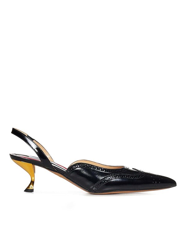 THOM BROWNE: court shoes - Slingback
