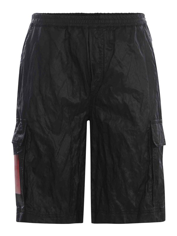 44 LABEL GROUP: トラウザーショーツ - ショートパンツ - 黒