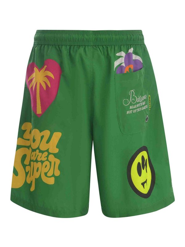 The Best Shops BARROW: Shorts de bain - Maillot De Bain - Vert
