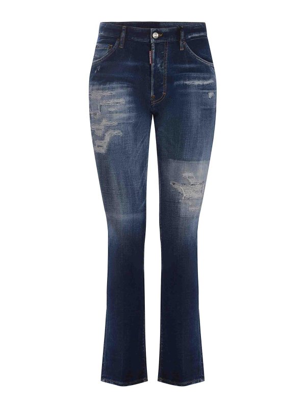 DSQUARED2: straight leg jeans - Straight leg jeans
