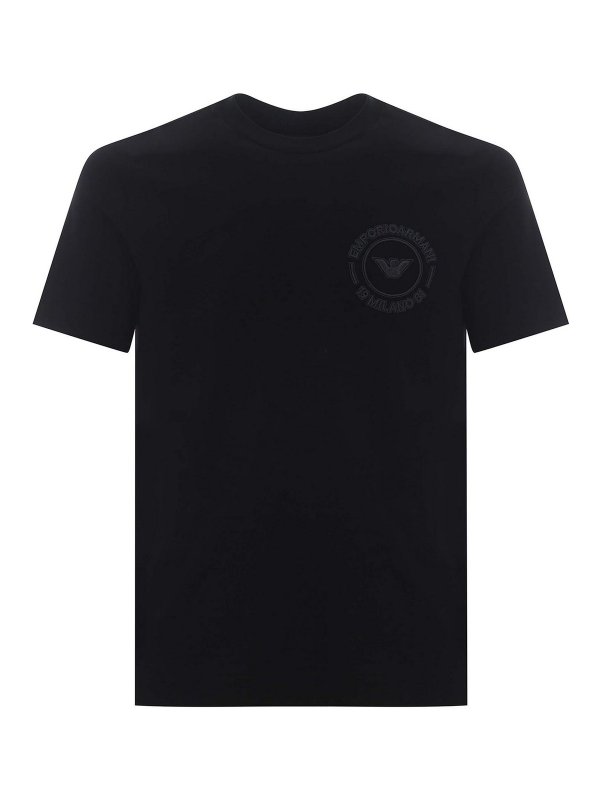EMPORIO ARMANI: Tシャツ - Tシャツ - 黒