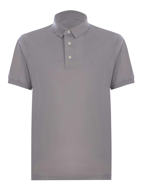 EMPORIO ARMANI: polo - Polo Realizzata In Jersey