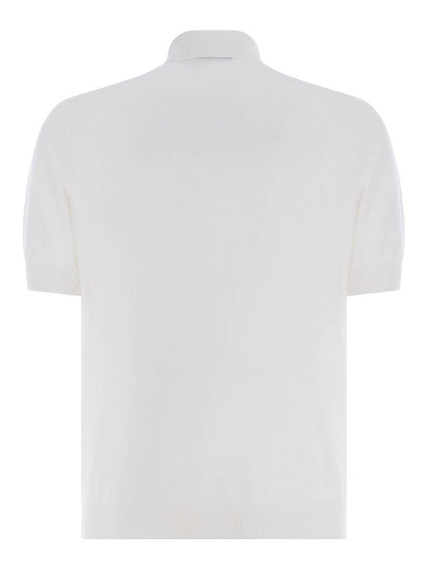 The Best Shops FILIPPO DE LAURENTIIS: Poloshirts - Poloshirt - Weiß