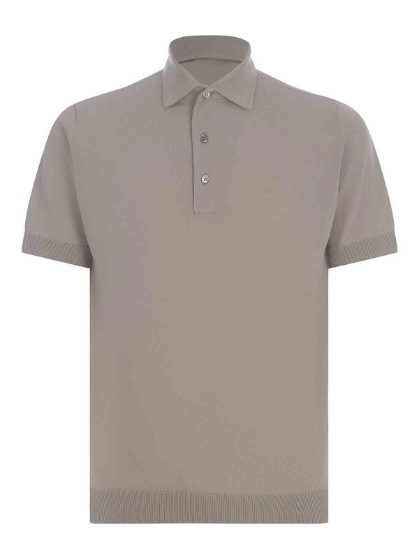 FILIPPO DE LAURENTIIS: Polos - Polo - Gris