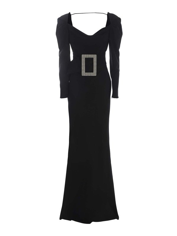 GIUSEPPE DI MORABITO: Maxi robe - Maxi Robe - Noir