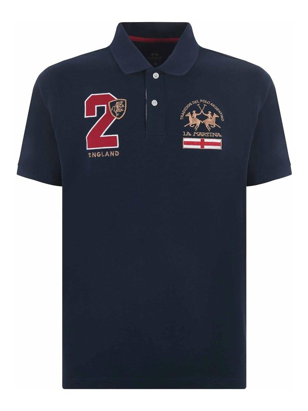 LA MARTINA: Polos - Polo - Azul