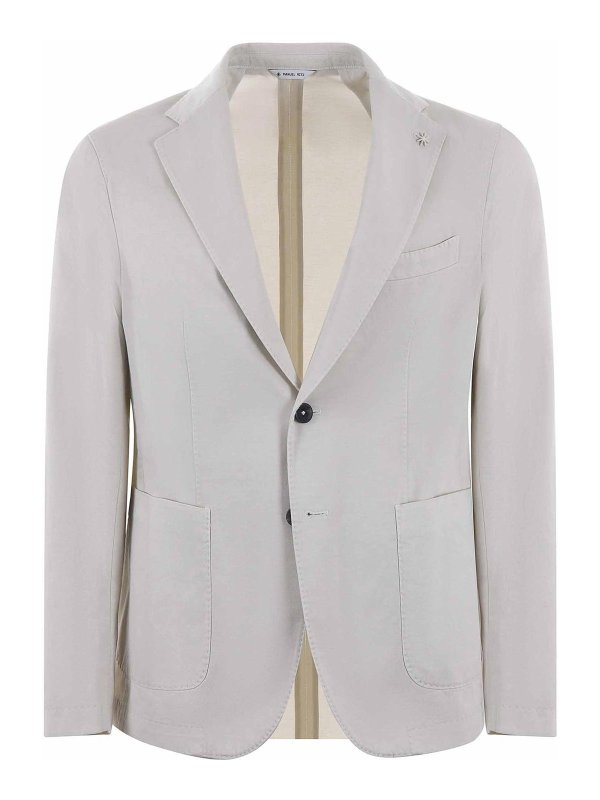 MANUEL RITZ : Vestes casuals - Veste Casual - Blanc