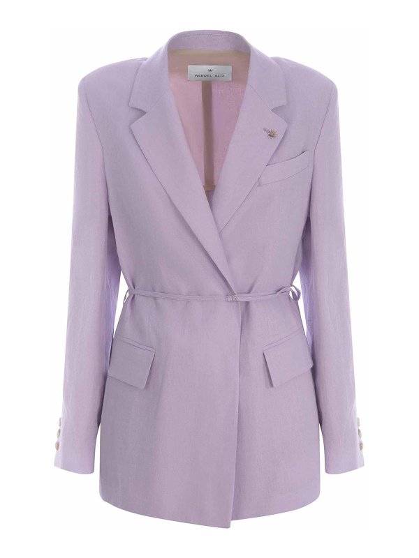 MANUEL RITZ : カジュアルジャケット - カジュアルジャケット - メタル