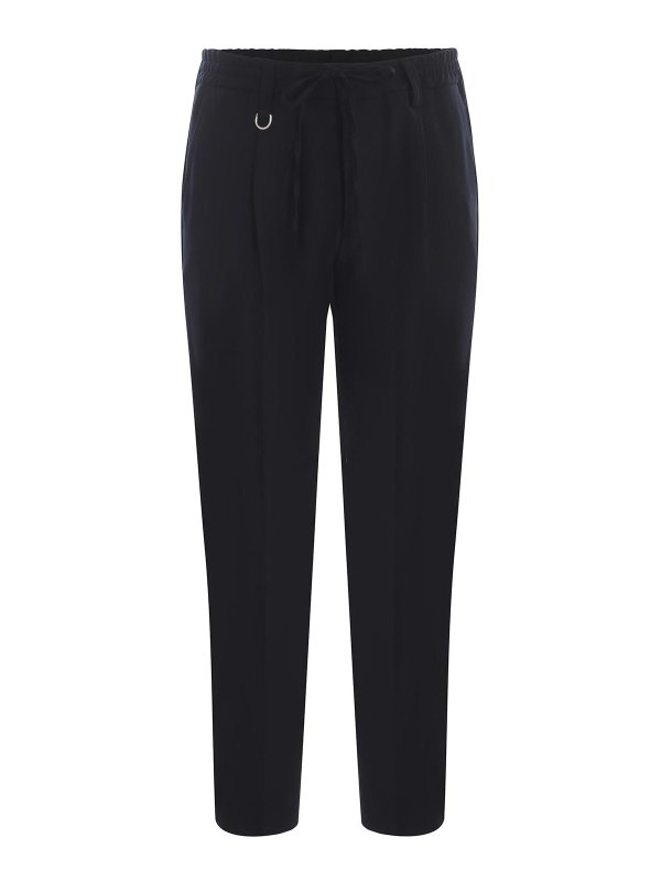 Paolo Pecora: カジュアルトラウザー - カジュアルパンツ - ブルー