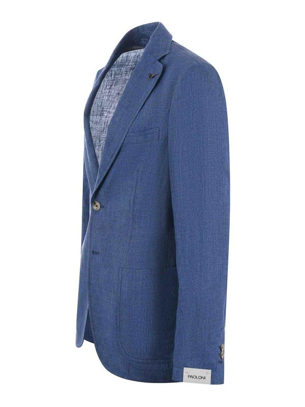 PAOLONI: カジュアルジャケット online - カジュアルジャケット - ブルー