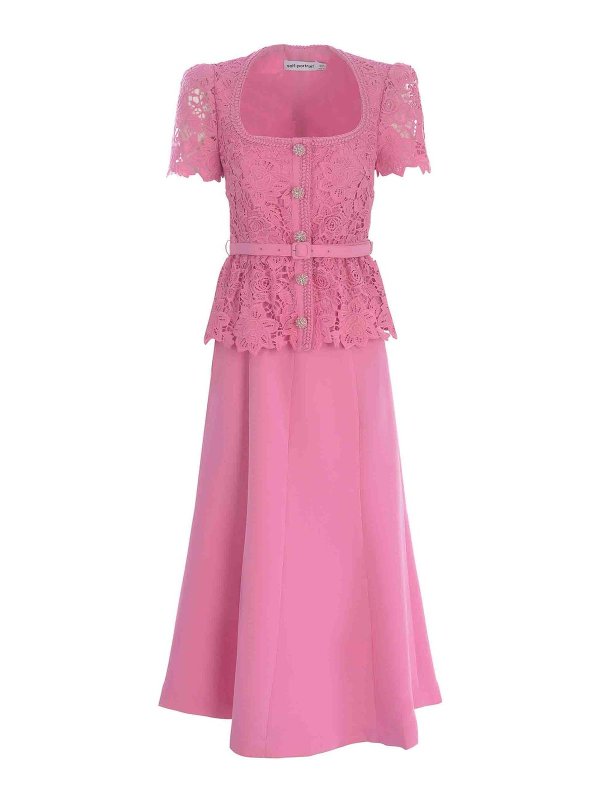 Self Portrait: Maxikleider - Maxikleid - Nude