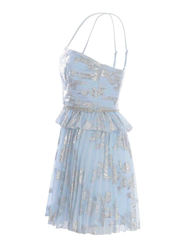 Self Portrait: Vestidos de cóctel online - Vestido Corto - Azul Claro