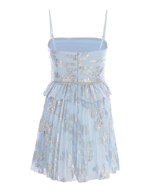 The Best Shops Self Portrait: Vestidos de cóctel - Vestido Corto - Azul Claro