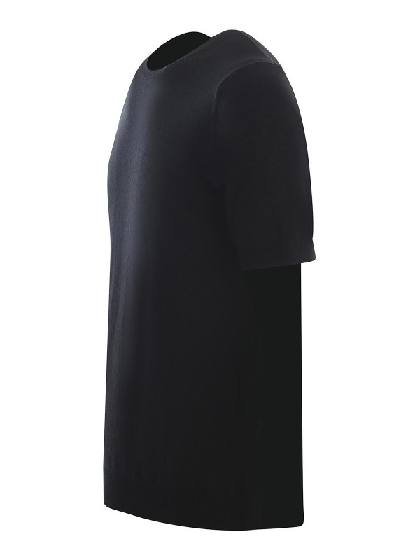 TAGLIATORE: T-shirts online - T-Shirt - Noir