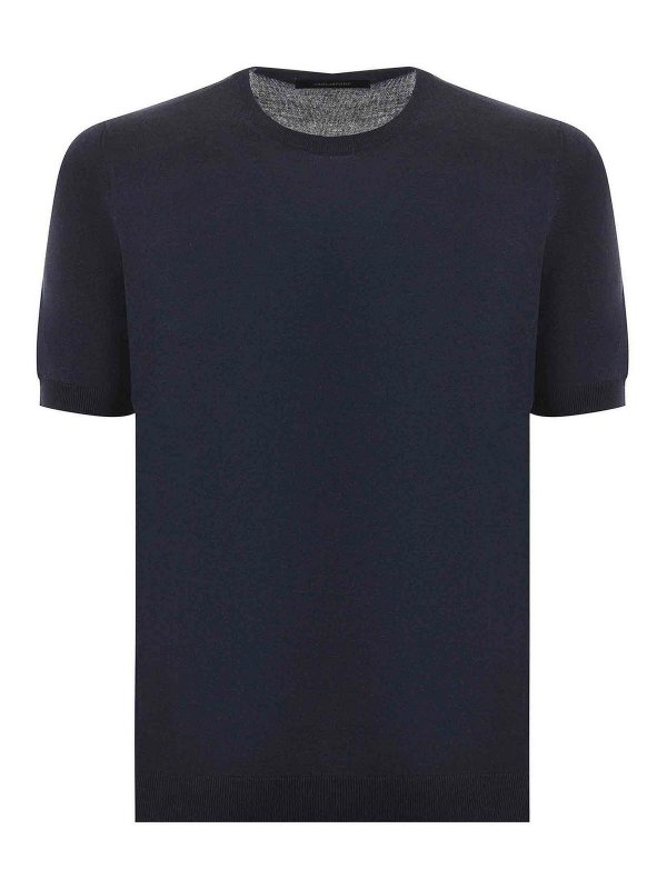 TAGLIATORE: T-shirts - T-Shirt - Blau