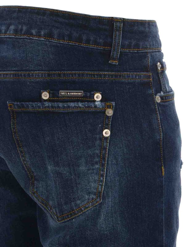ストレートジーンズ - ブルー shop online: YES LONDON