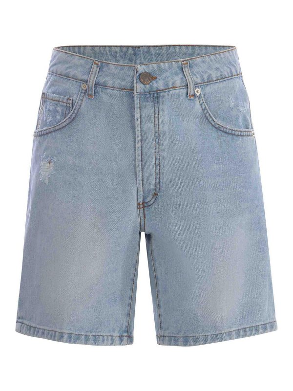 YES LONDON: Hosen Shorts - Shorts - Helles Jeansblau