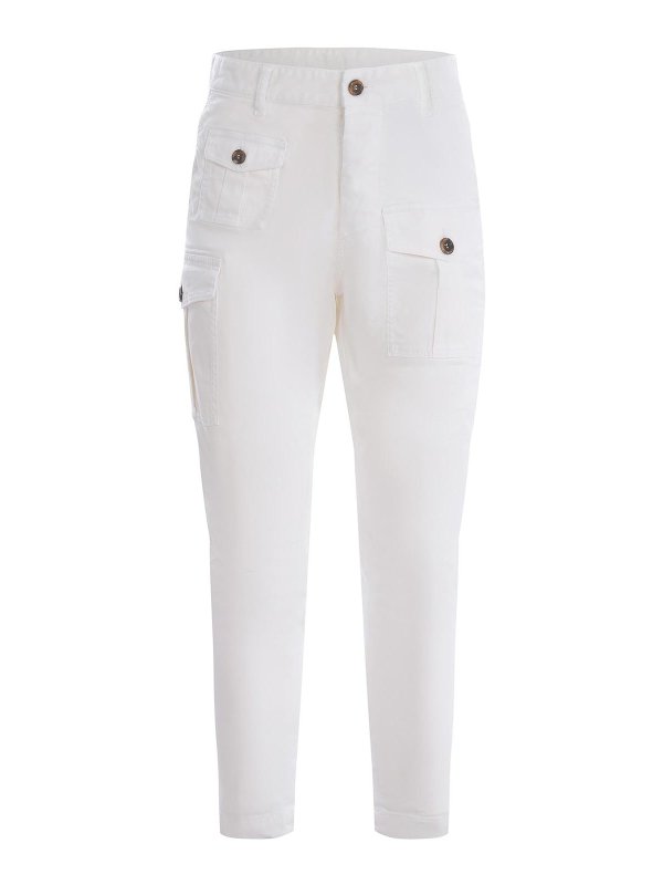 DSQUARED2: casual trousers - Cotton