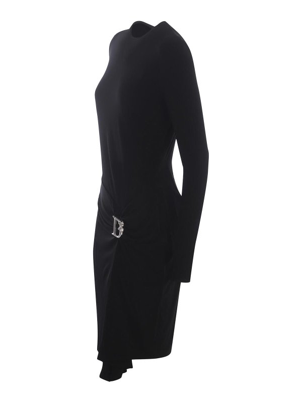 DSQUARED2: Maxi robe online - Maxi Robe - Noir