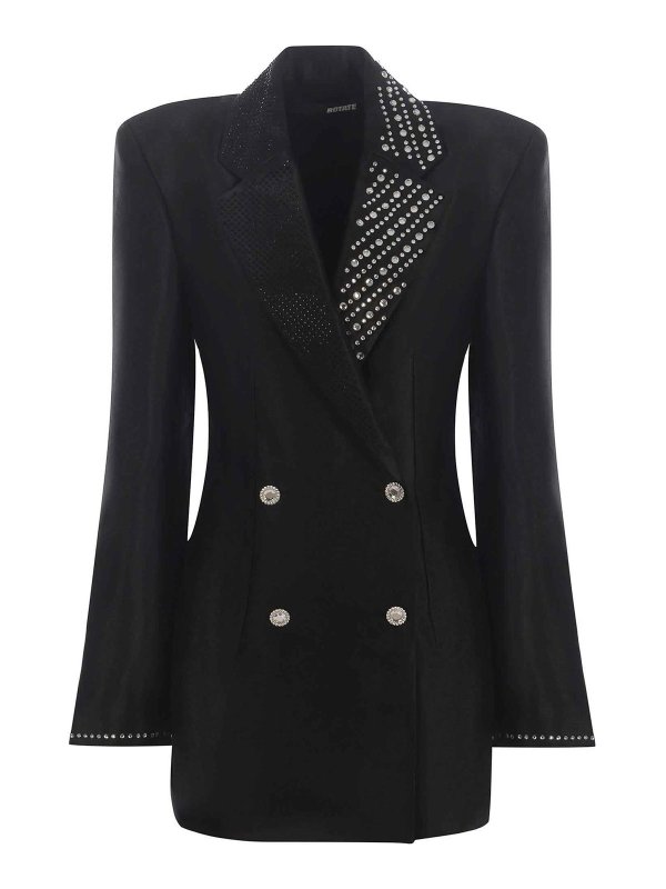 ROTATE Birger Christensen: Vestes casuals - Veste Casual - Noir