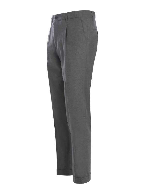 BRIGLIA 1949: casual trousers online - Trousers In Stretch Virgin Wool