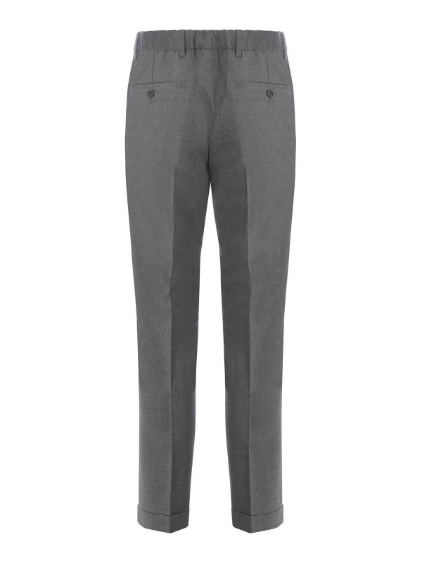 The Best Shops BRIGLIA 1949: casual trousers - Trousers In Stretch Virgin Wool
