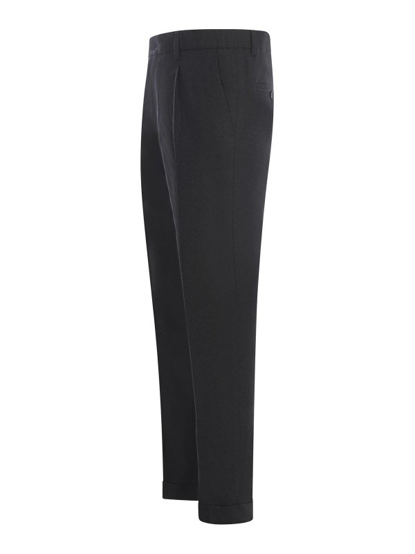 BRIGLIA 1949: pantaloni casual online - Pantaloni In Lana Vergine Stretch
