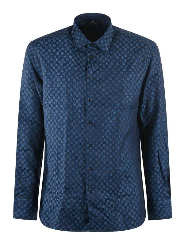 ETRO: Camisas - Camisa - Azul