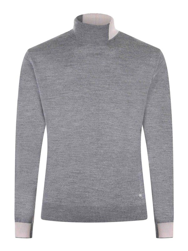 MANUEL RITZ : maglia collo rotondo - Dolcevita