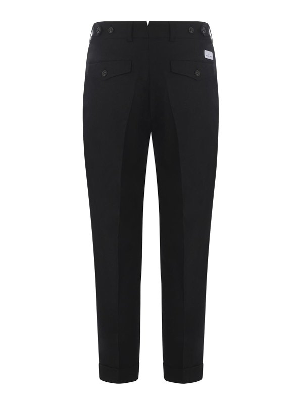 The Best Shops MANUEL RITZ : casual trousers - Trousers In Virgin Wool