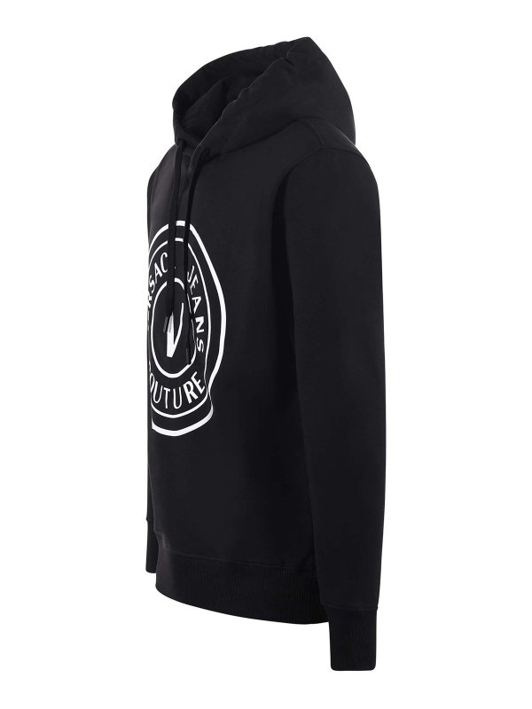 Versace Jeans Couture: スウェット＆セーター online - ストレートジーンズ - 黒