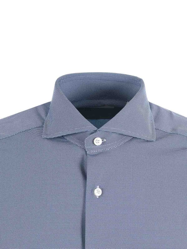 シャツ - ブルー shop online: XACUS