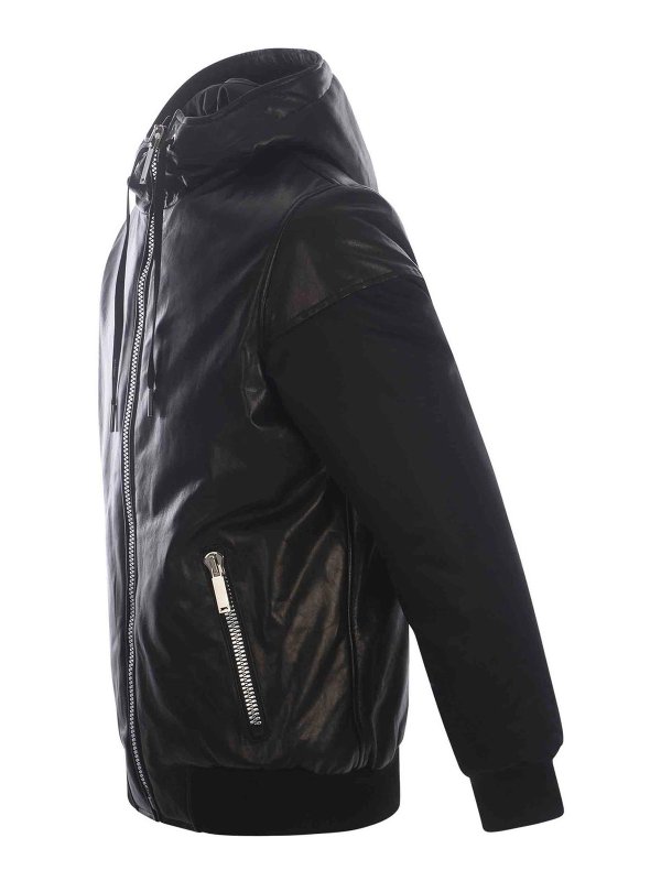 YES LONDON: leather jacket online - Leather jacket