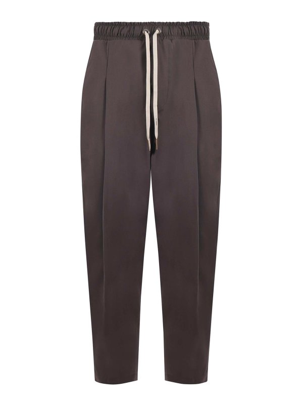 YES LONDON: Casual Hosen - Casual Hose - Braun