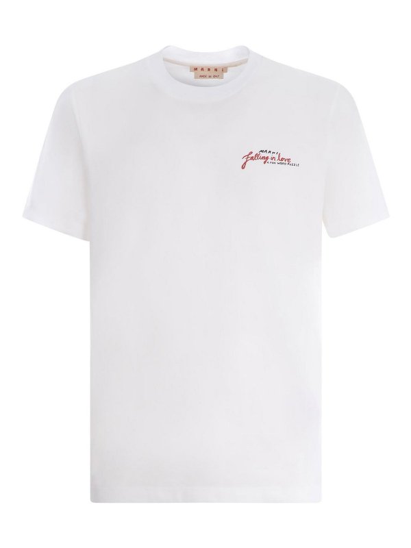Marni: Camisetas - Camiseta - Blanco
