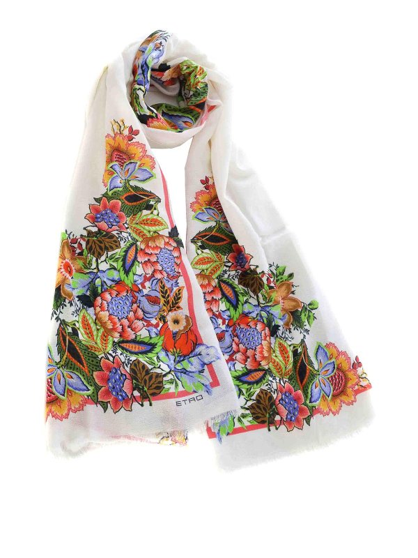 ETRO: Schals - Schal - Weiß
