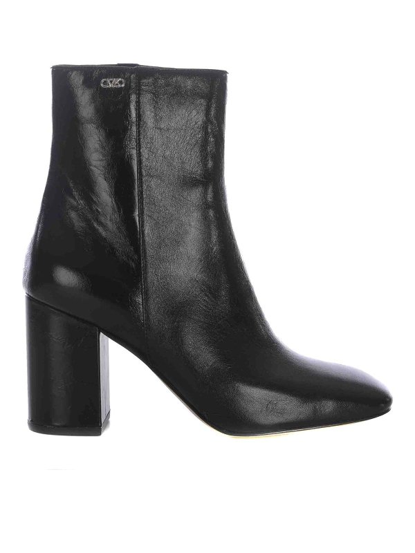 MICHAEL KORS: ankle boots - Ankle Boots  In Leather
