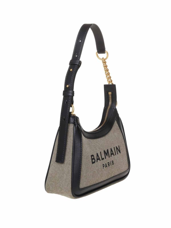 Balmain: Schultertaschen online - Schultertasche - Hellbraun