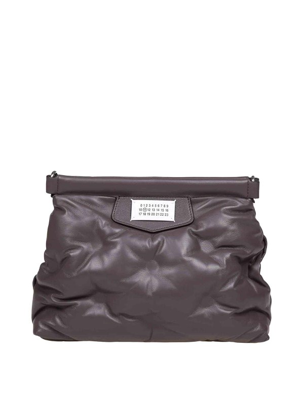 Maison Margiela: Schultertaschen - Schultertasche - Braun