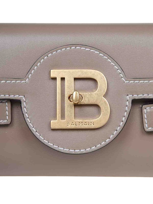 Balmain: Clutches online - Clutch - Taupe