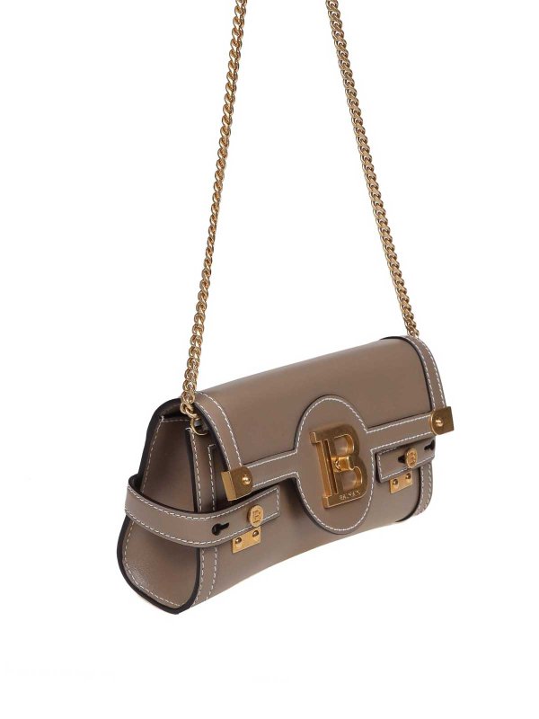 The Best Shops Balmain: Clutches - Clutch - Taupe