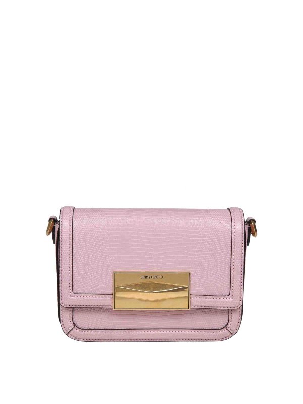 JIMMY CHOO: Umhängetaschen - Umhängetasche - Rosa