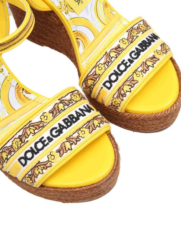 DOLCE & GABBANA buy online Sandalo Lolita Multicolor Con Zeppa