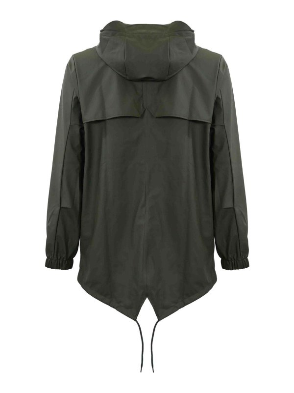 RAINS: short coats online - Fishtail Jacket 18010